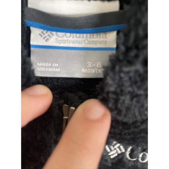 Vintage Cherry Tree Polartec 3m Baby Hooded & Attached Mittens White Snow Suit - Picture 3 of 11